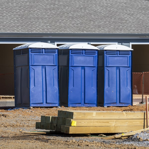 what is the cost difference between standard and deluxe porta potty rentals in Drifton PA